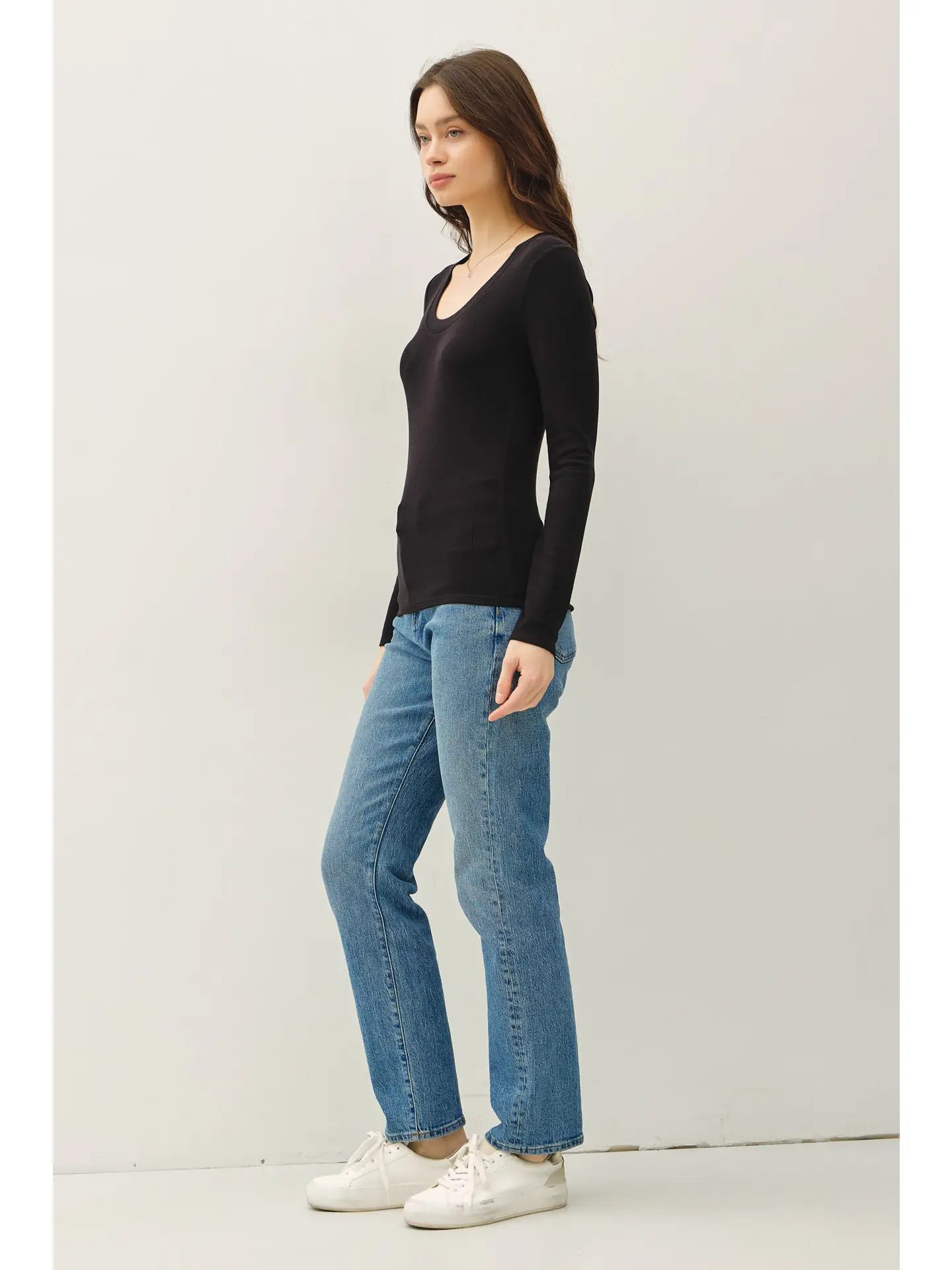 The Avery Scoop Neck Top