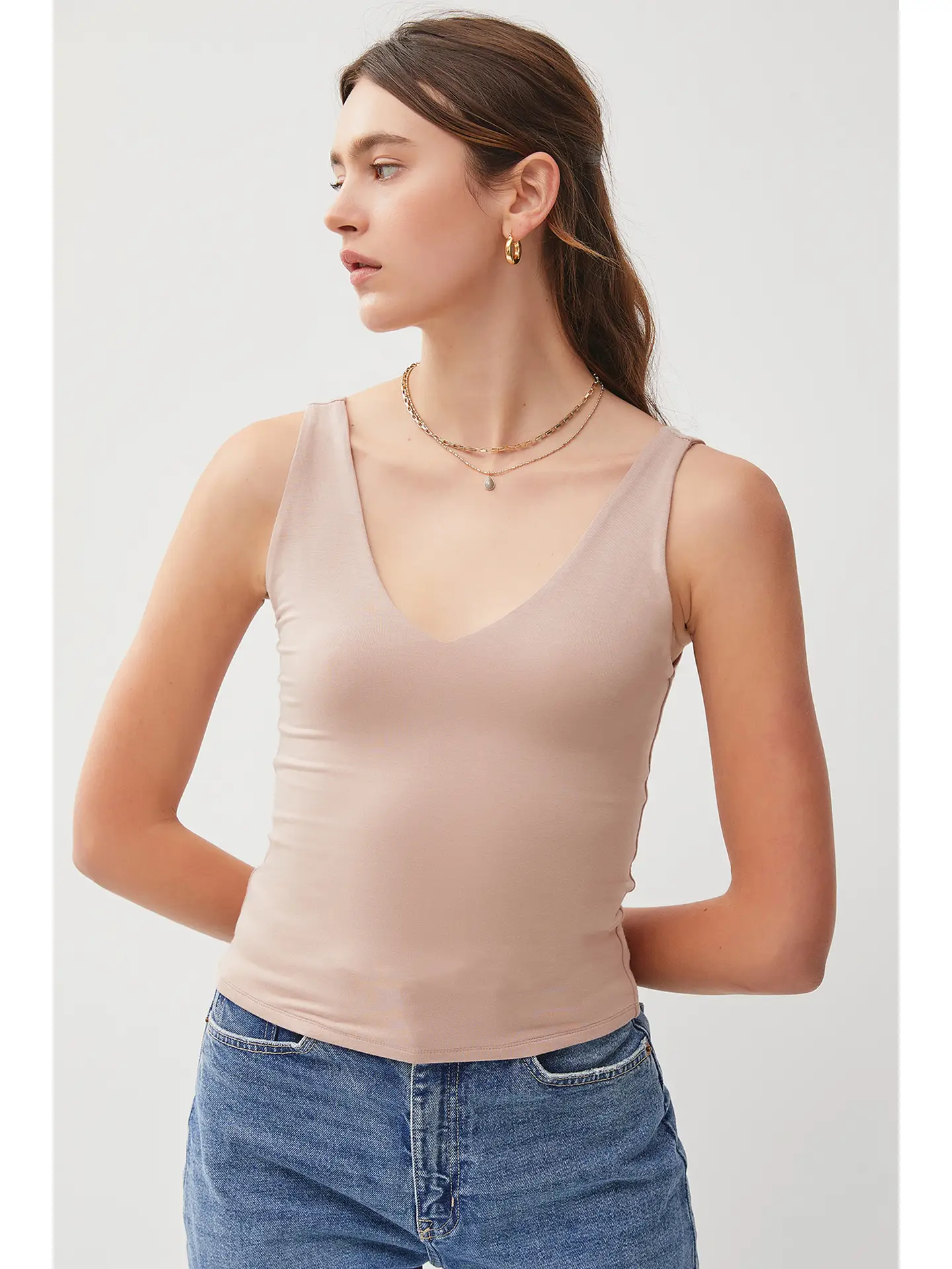 V Neck Tank Top