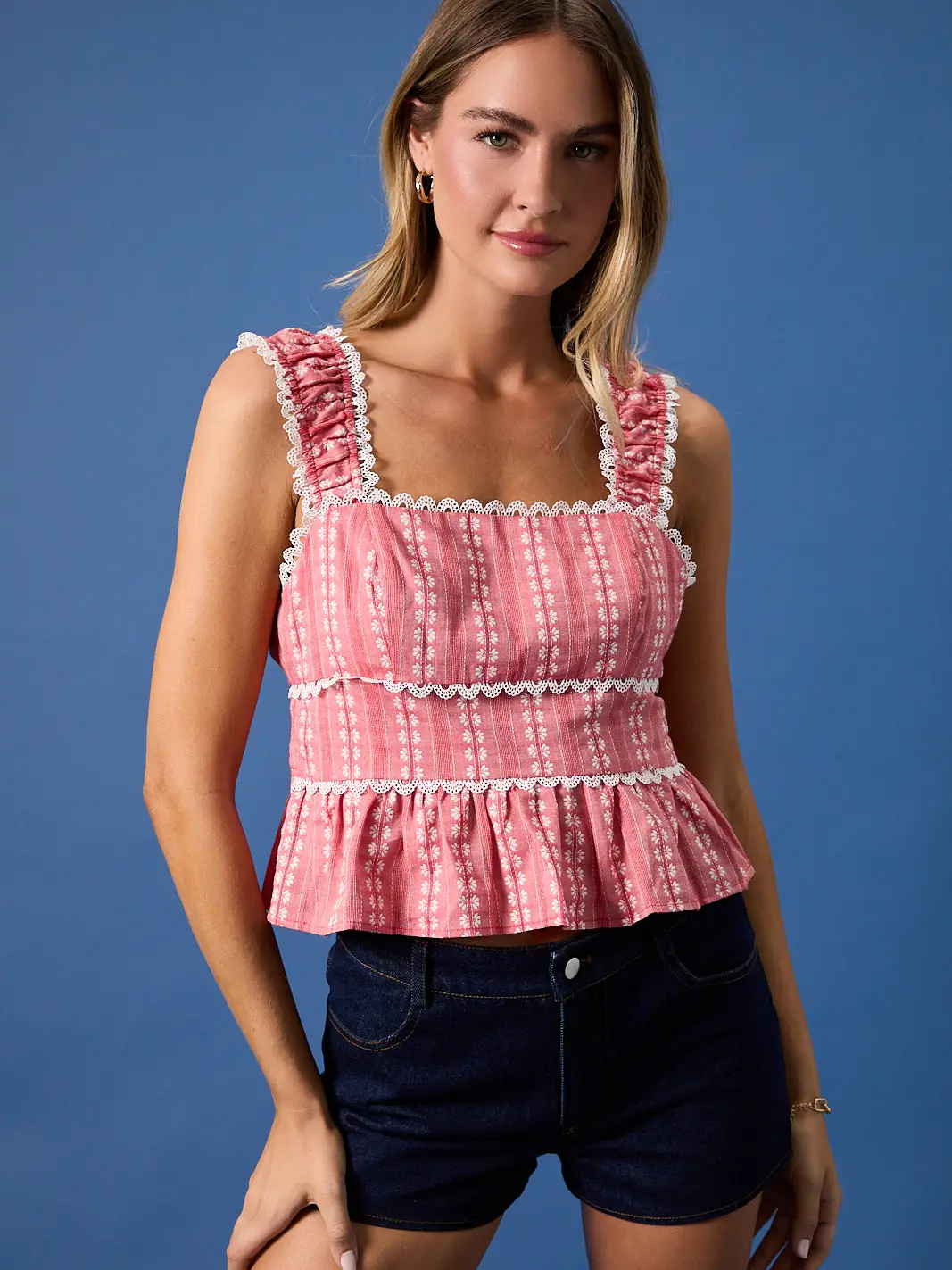 Harper Ruffle Tank Top