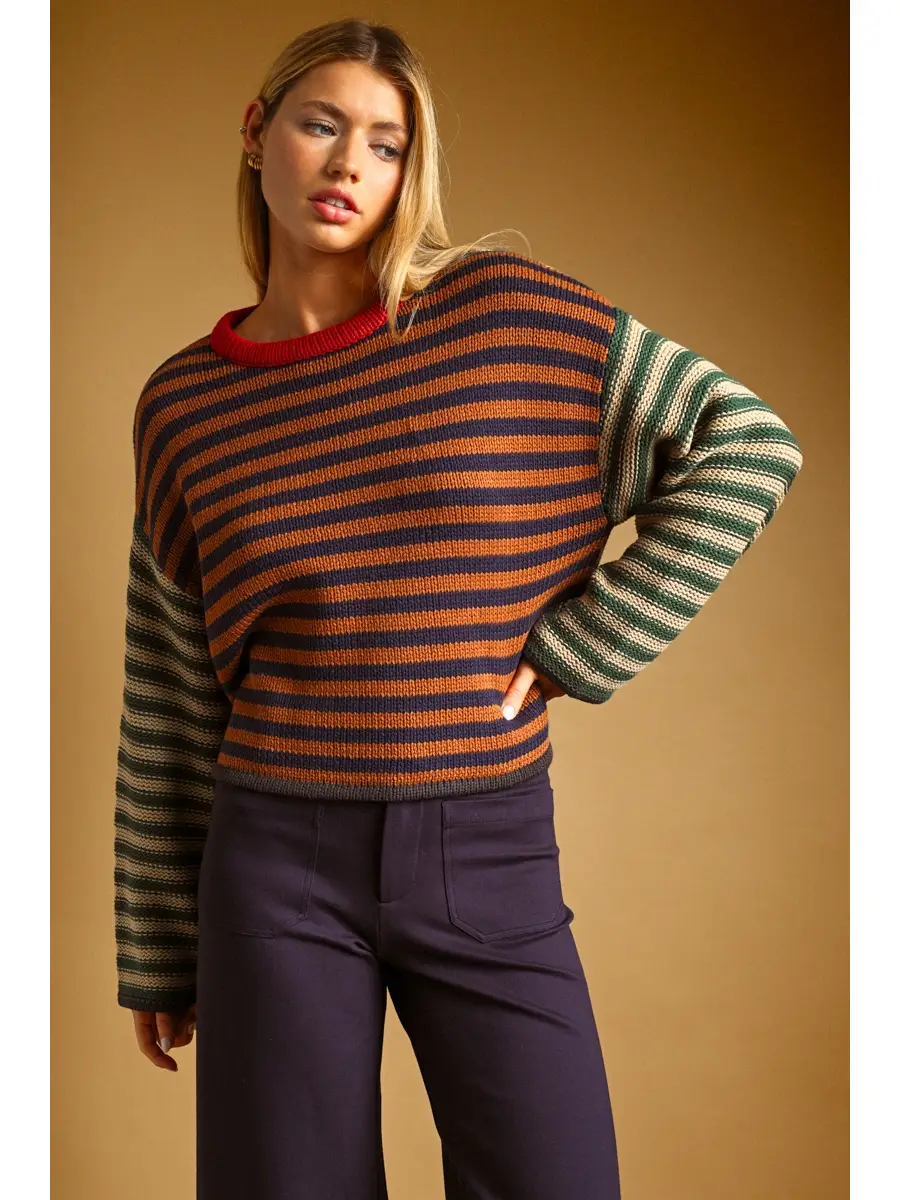 Marlowe Striped Sweater