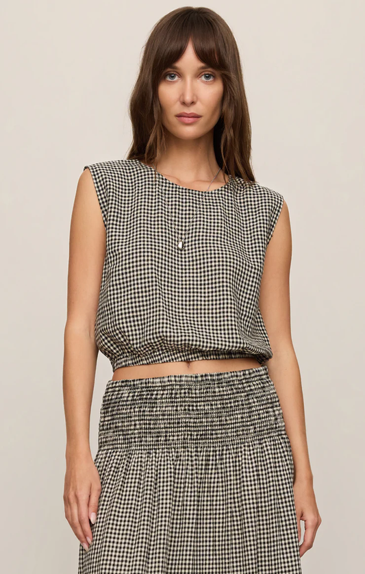 Z Supply Merit Gingham Top