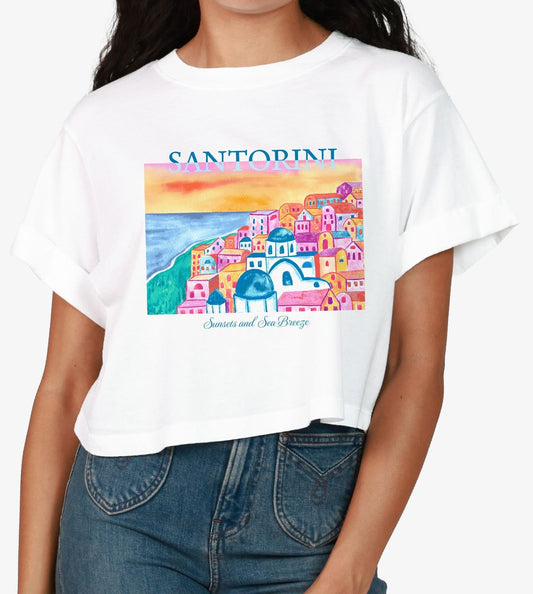 Santorini Graphic Tee