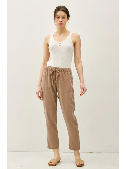Tencel Tapered Pants