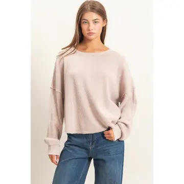 Waffle Oversized Longsleeve