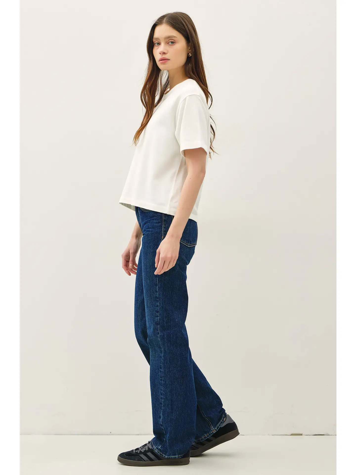 Crewneck Cropped Tee