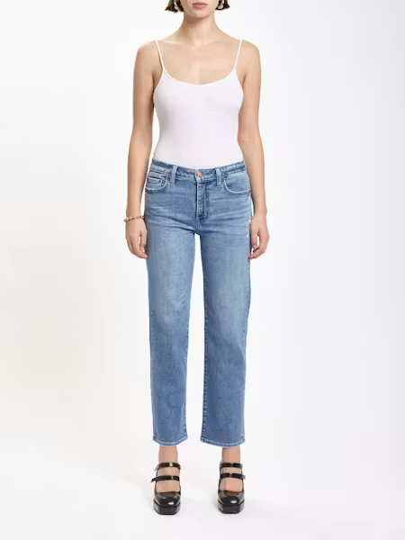 Rebel Mid Rise Ankle Slim Straight