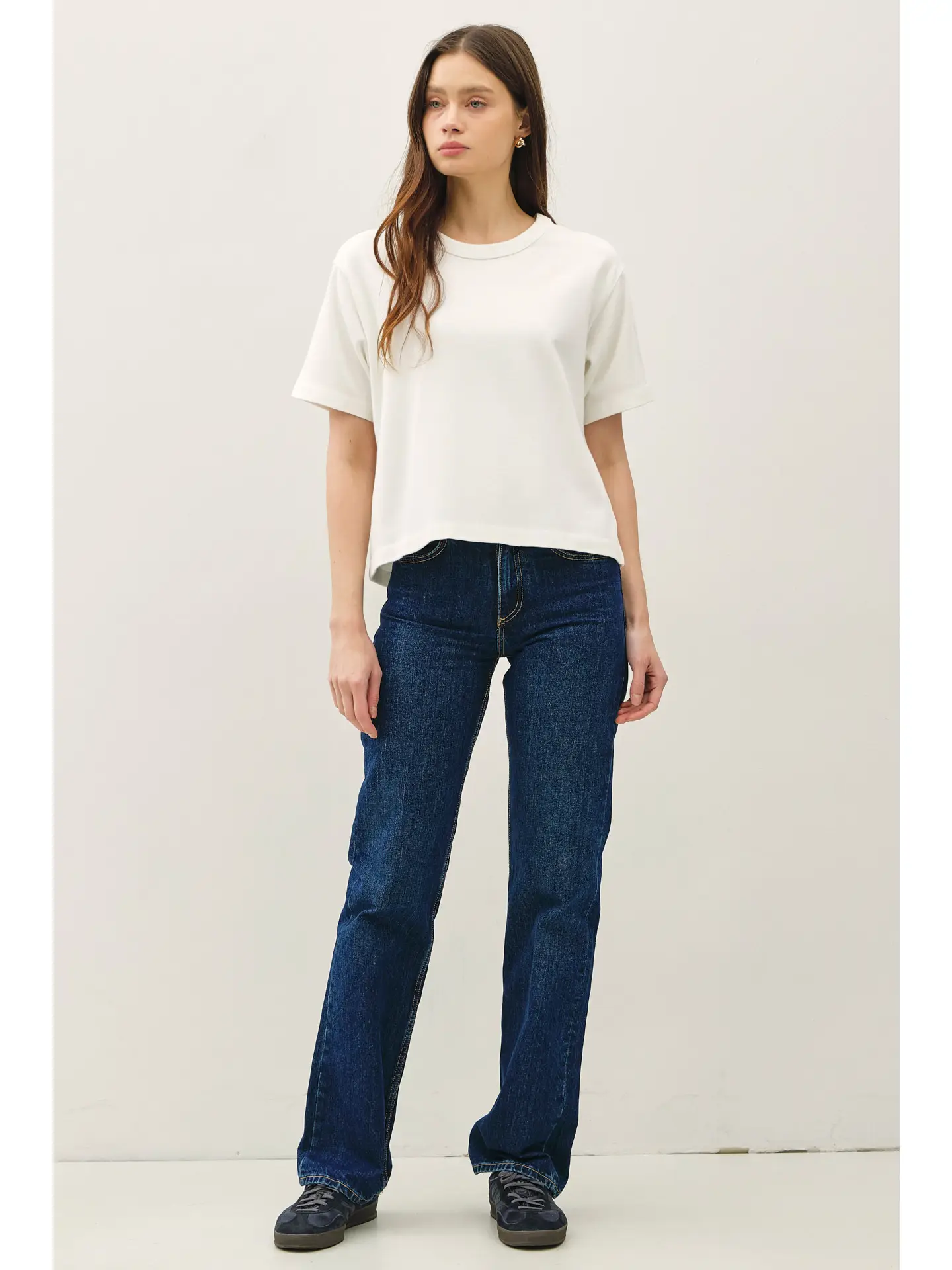 Crewneck Cropped Tee
