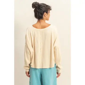 Waffle Oversized Longsleeve