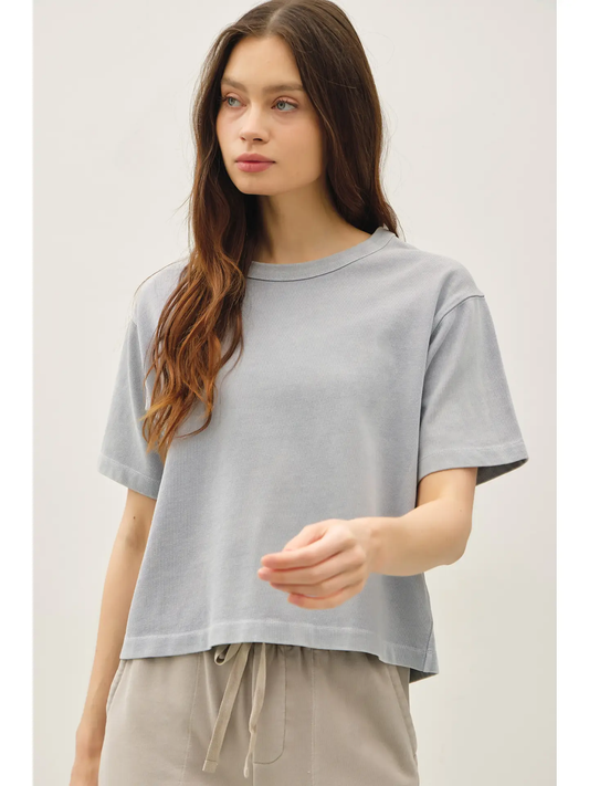 Crewneck Cropped Tee