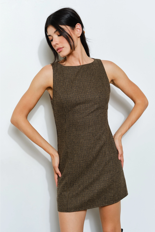 Vivi Boatneck Mini Dress