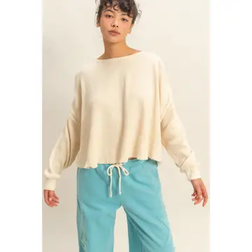 Waffle Oversized Longsleeve