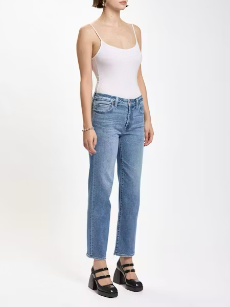 Rebel Mid Rise Ankle Slim Straight