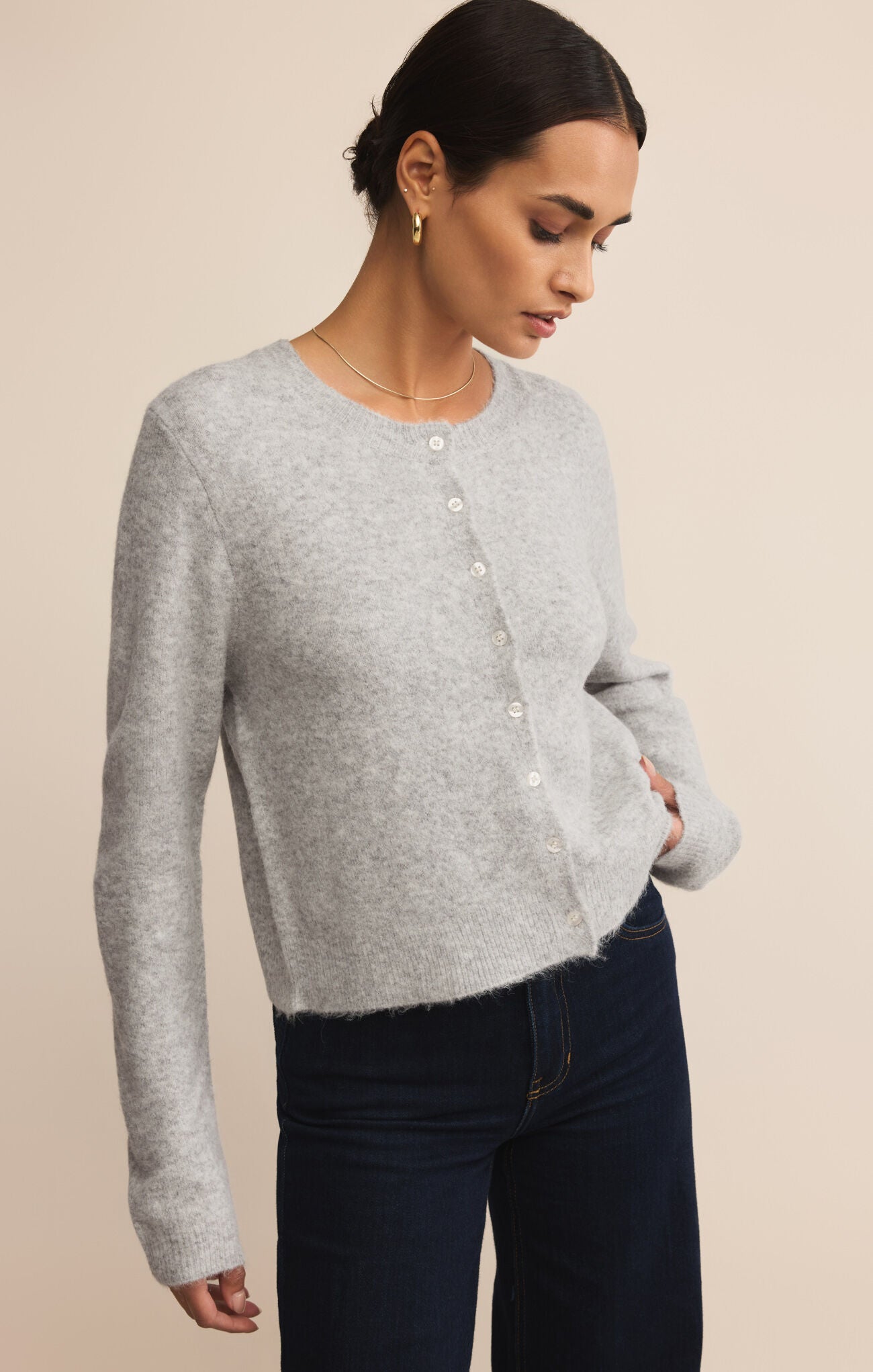 Medina Cardigan In Grey