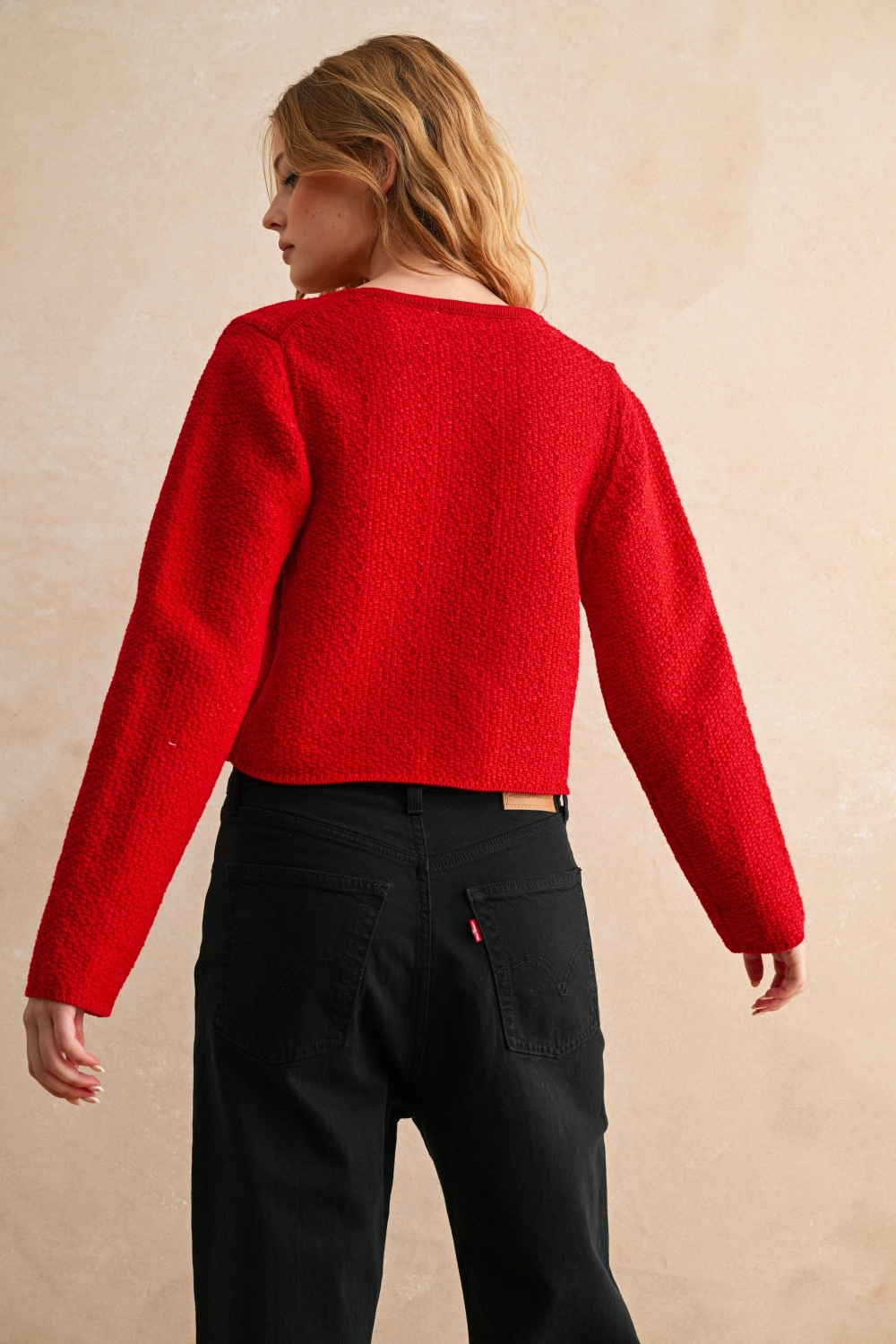 Tie Front Long Sleeve Cardigan