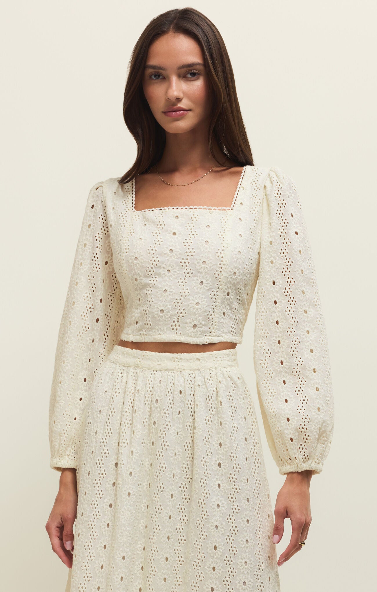 Z Supply Bria Eyelet Top