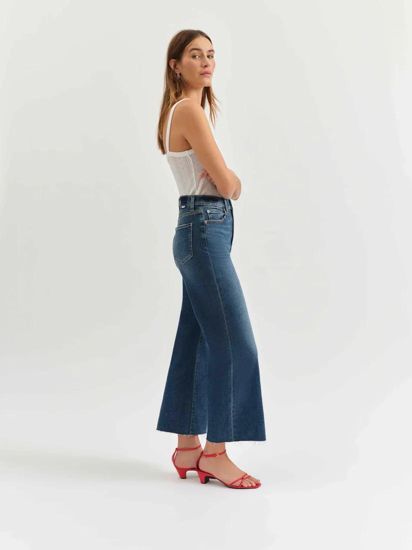 DAZE Pleaser High Rise Wide Ankle