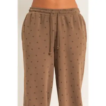 Star Print Sweatpants