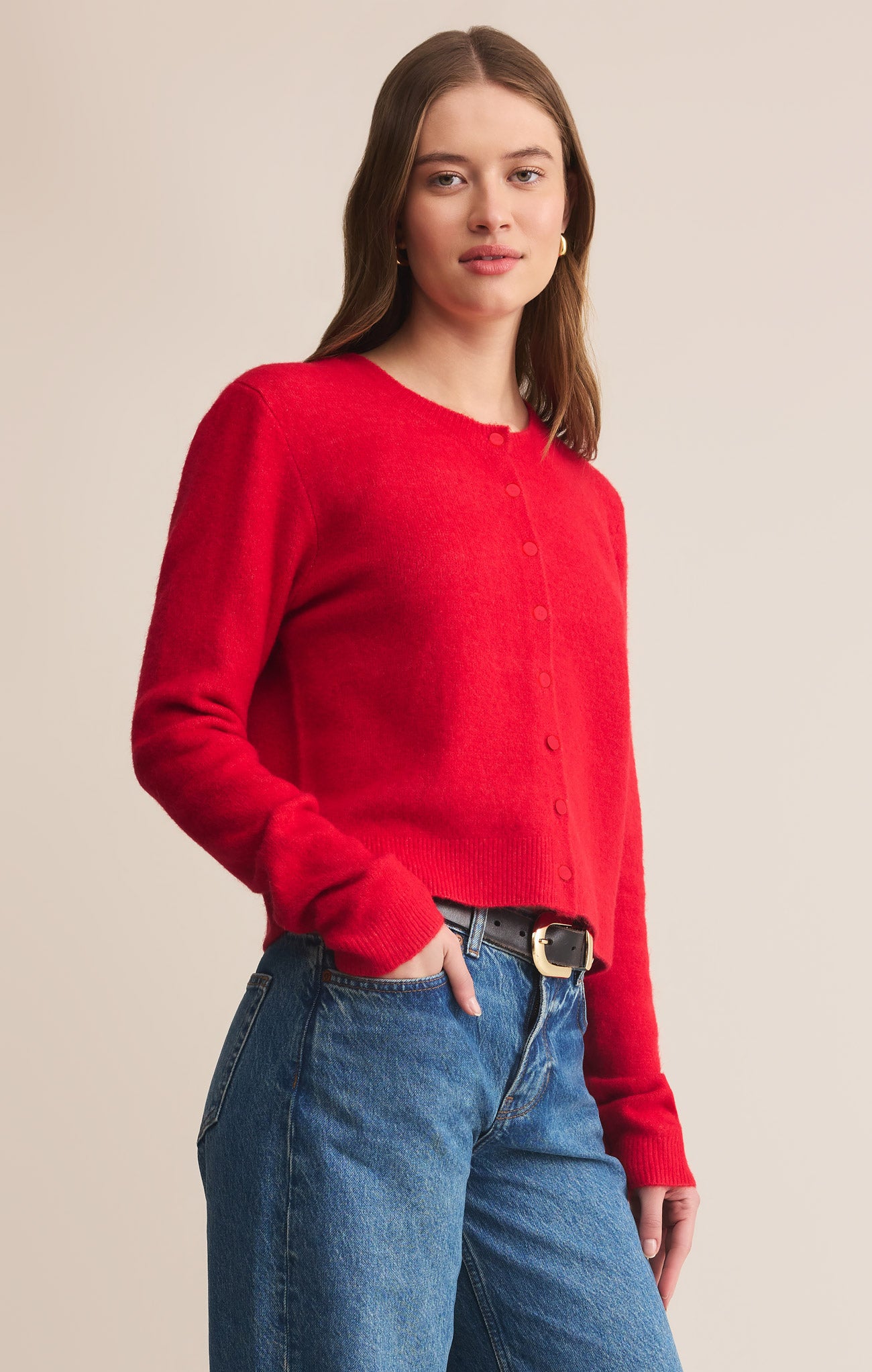 Medina Cardigan In Red