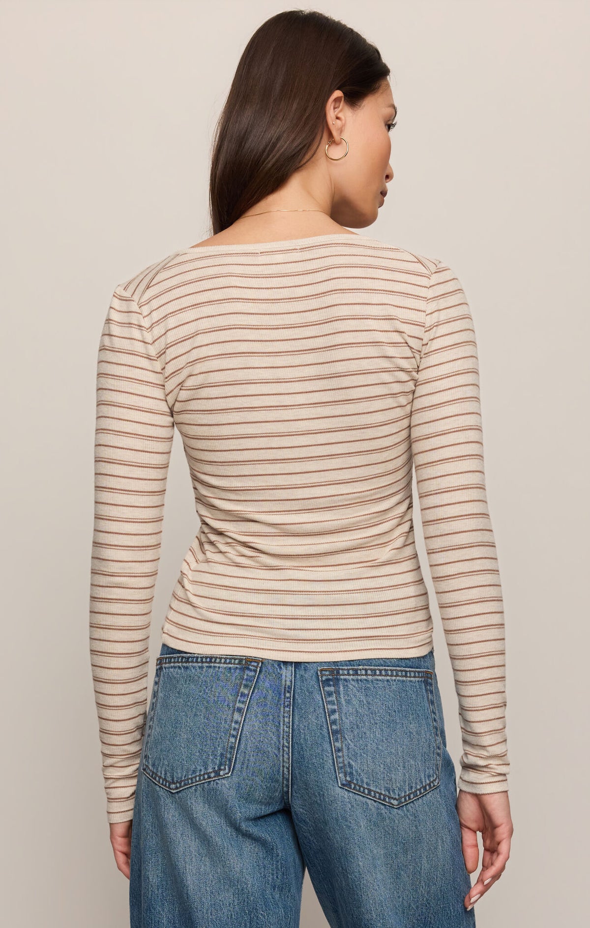 Z Supply Andie Striped Henley Top