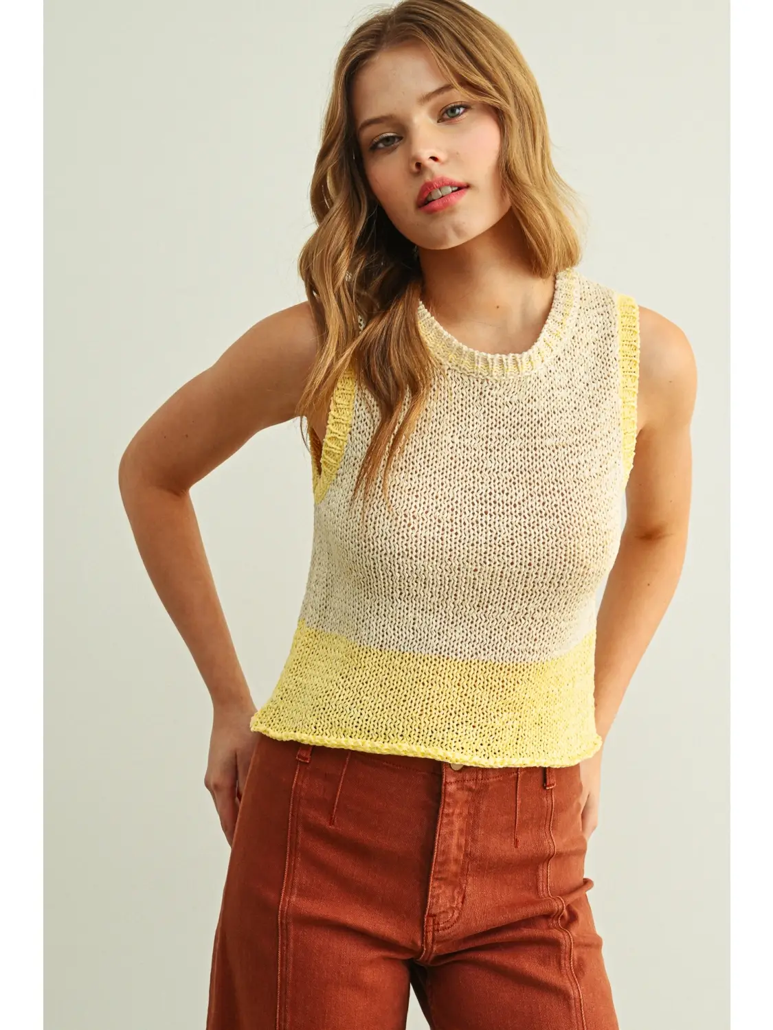 Golden Coast Knit Tank
