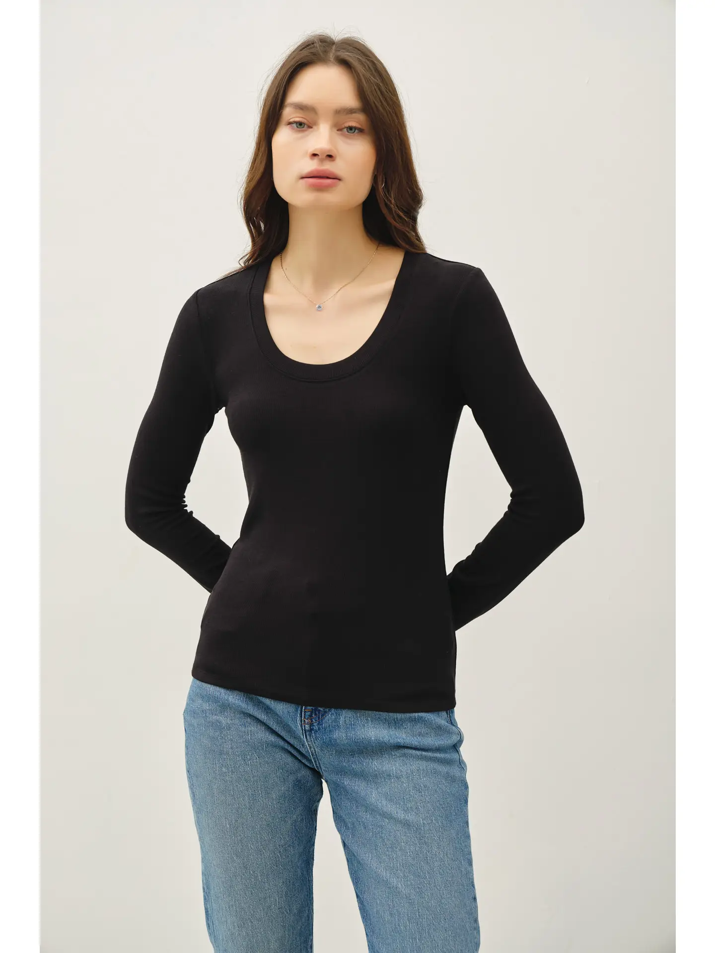 The Avery Scoop Neck Top