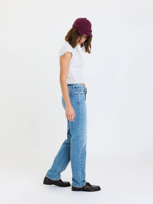 DAZE Rebel Mid Rise Slim Straight