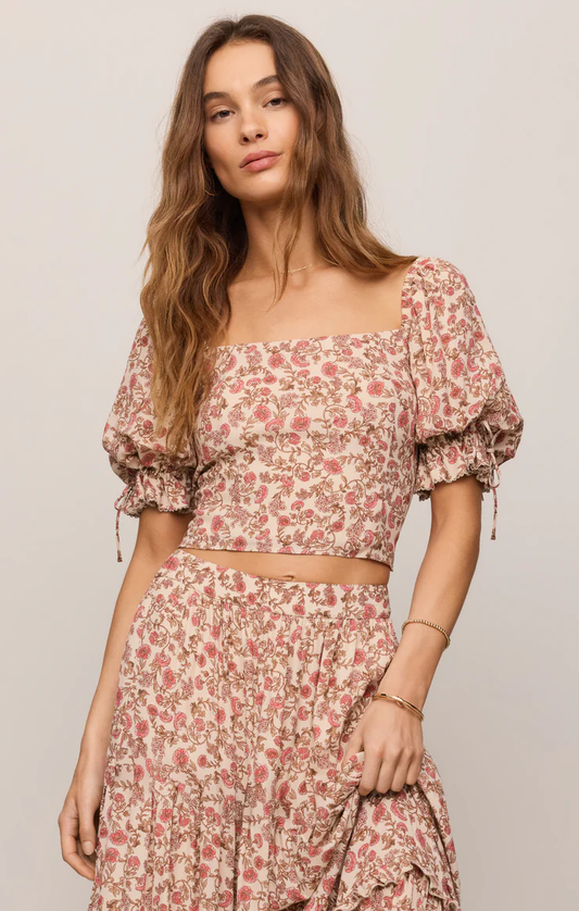 Z Supply Moira Floral Top