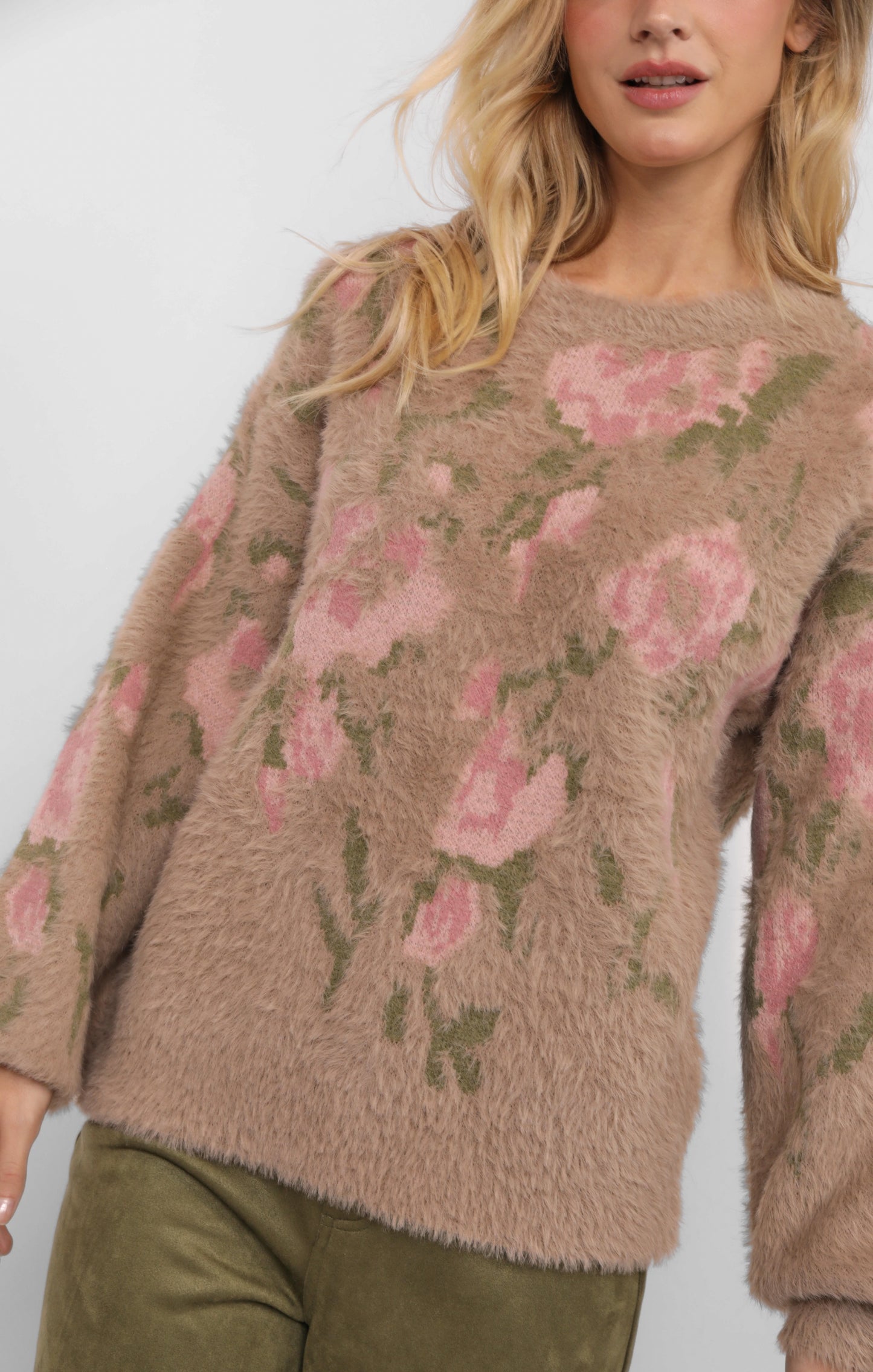 Camila  Eyelash Jacquard Sweater