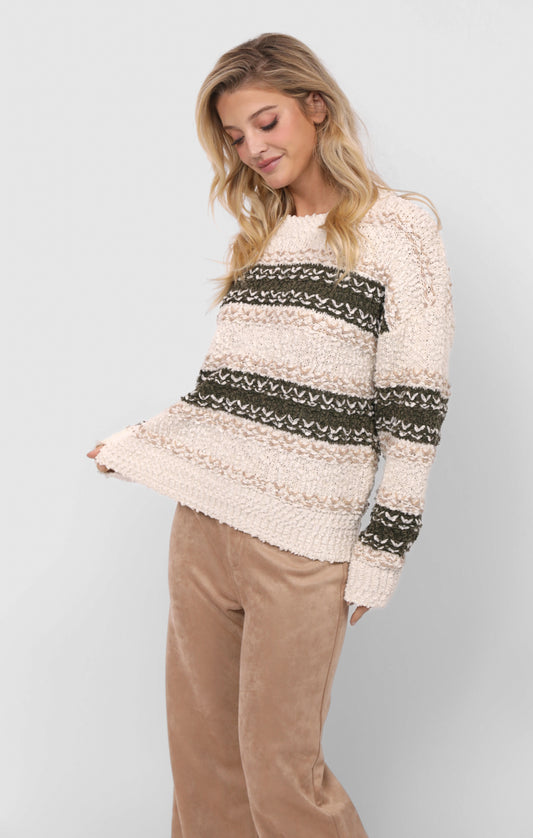 Loosen Up Striped Sweater