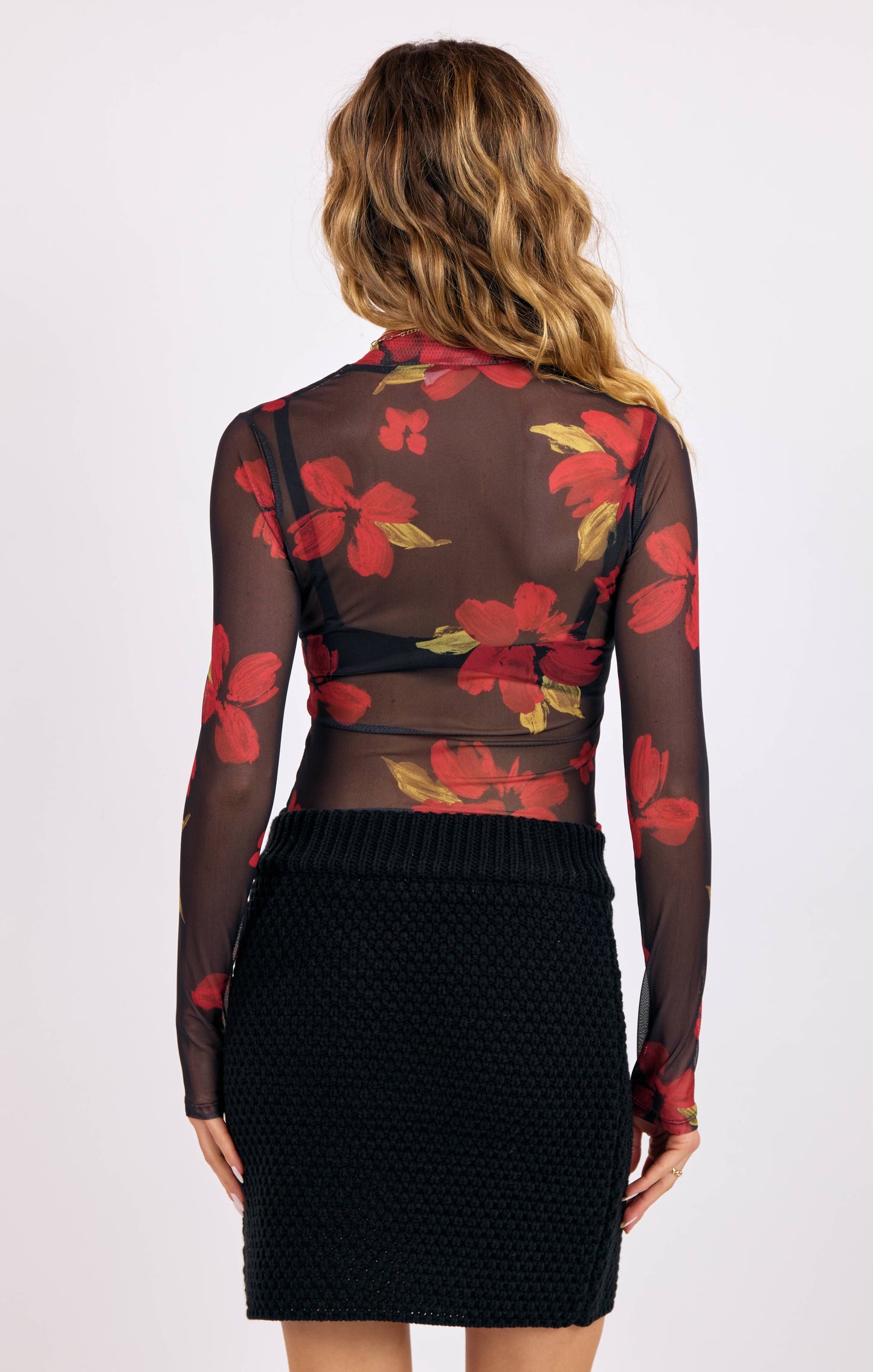 Gypset Glamour Mesh Top