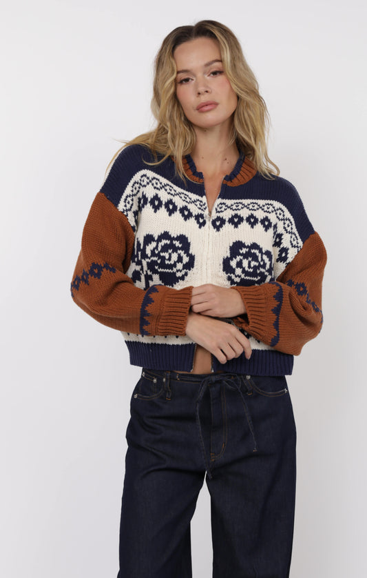 Sweet Rose Sweater Jacket