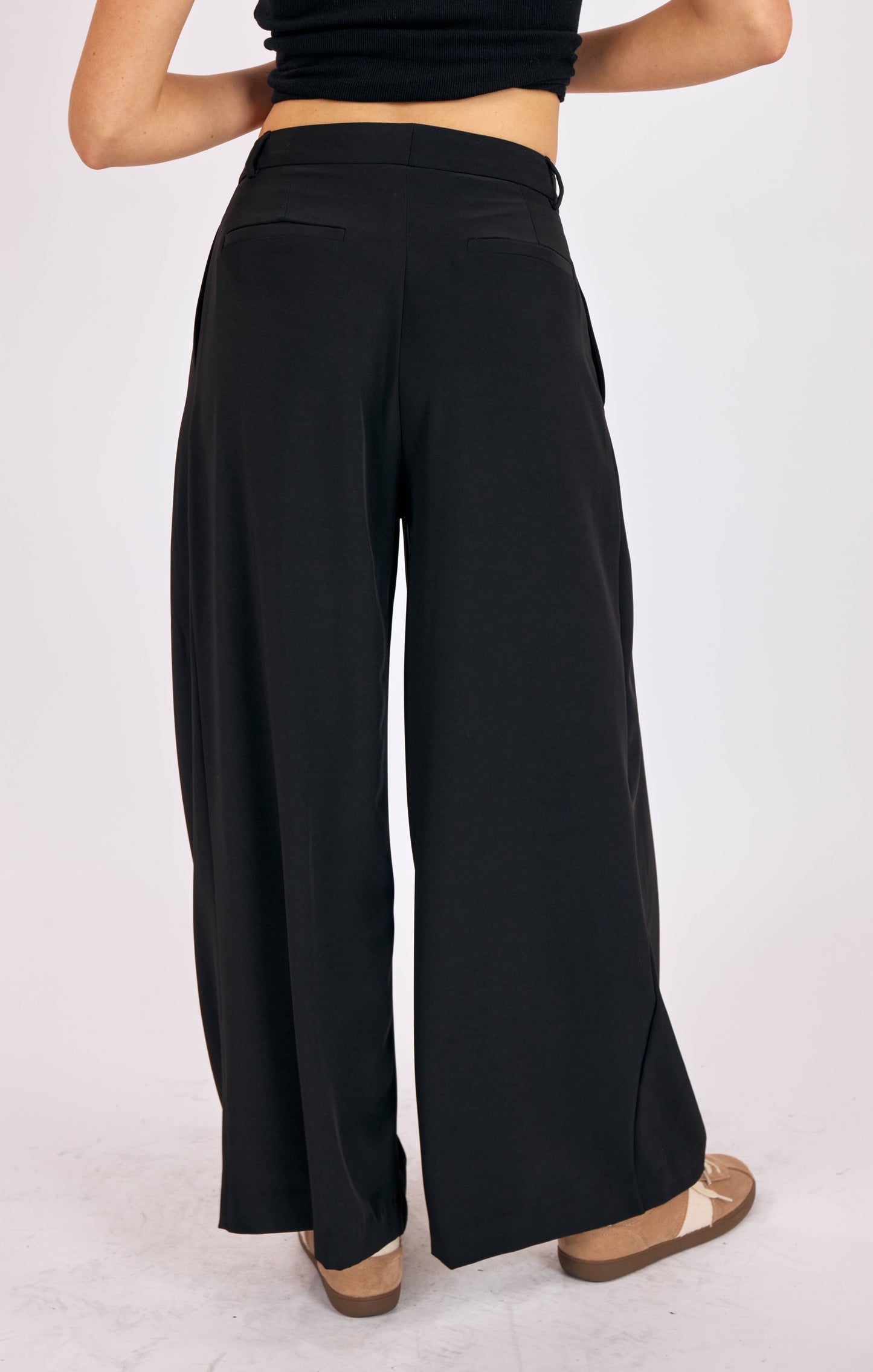 Lena Box Pleat Trouser