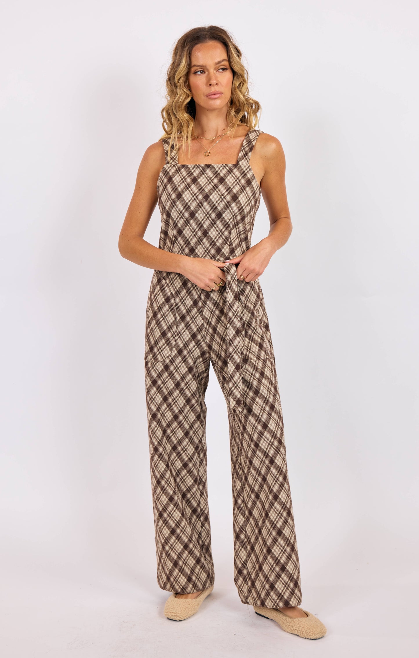 Barn Dance Plaid Overalls