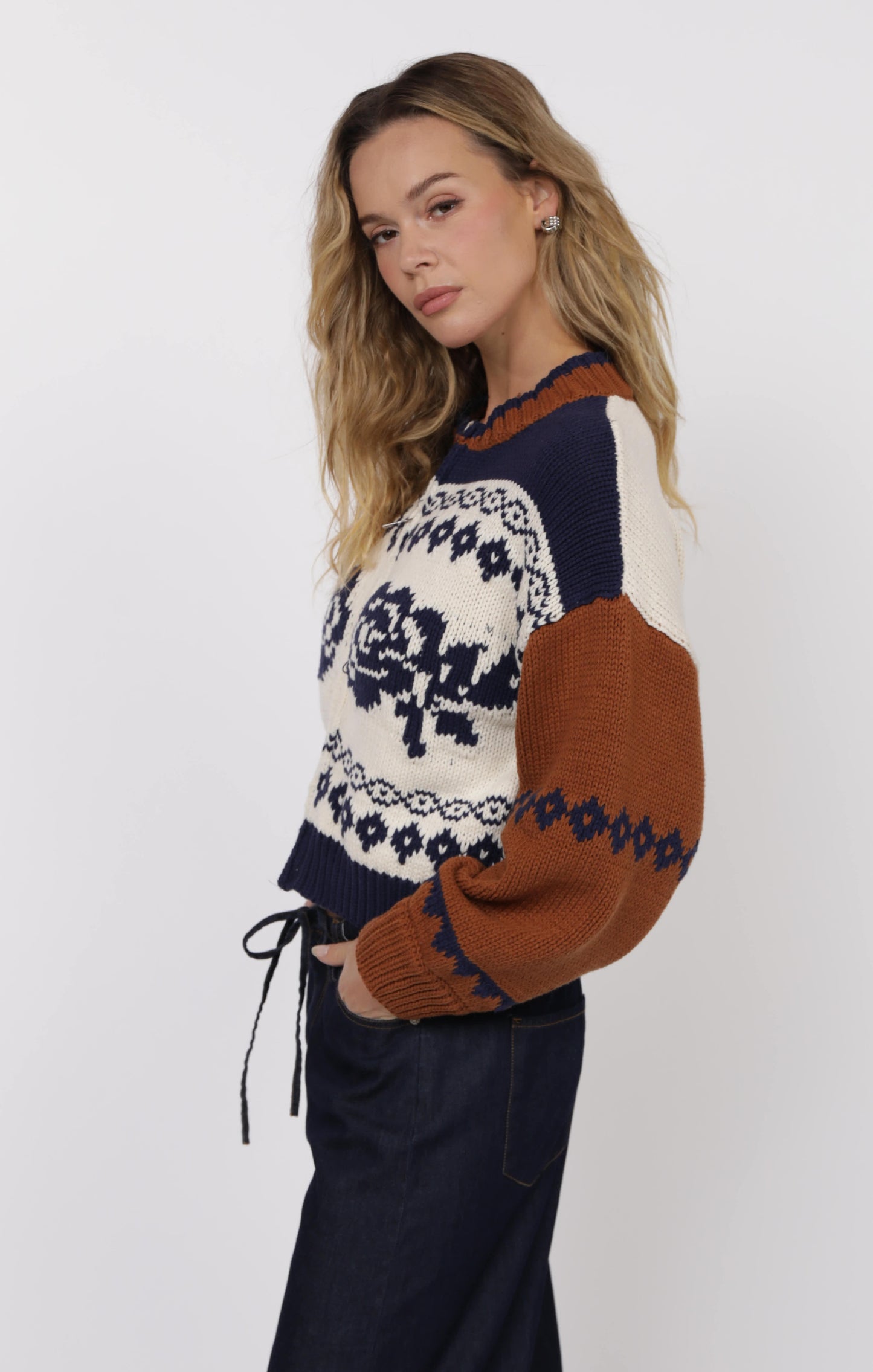 Sweet Rose Sweater Jacket