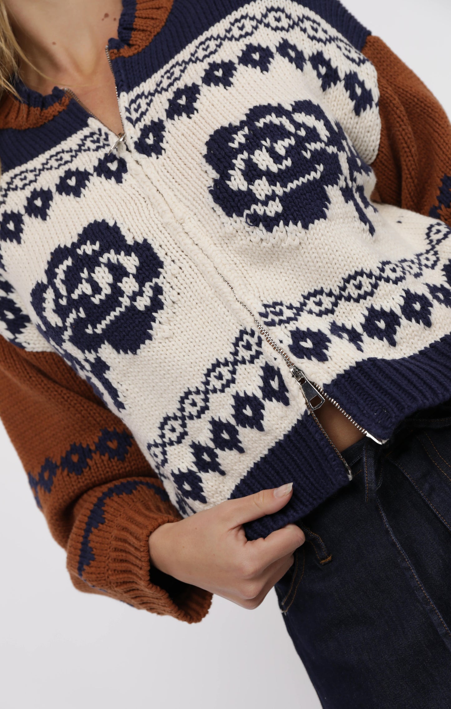 Sweet Rose Sweater Jacket