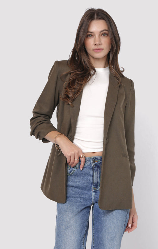 Backyard Linen Blazer