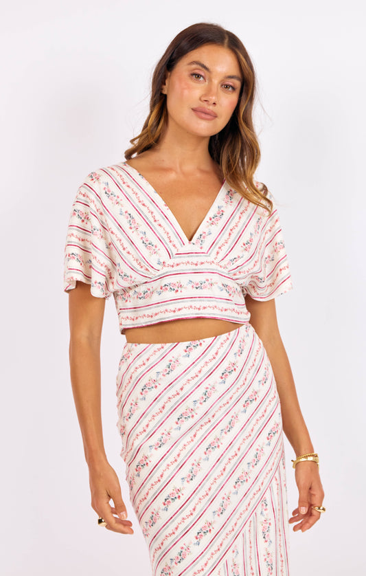 Rosebud Open Back Top