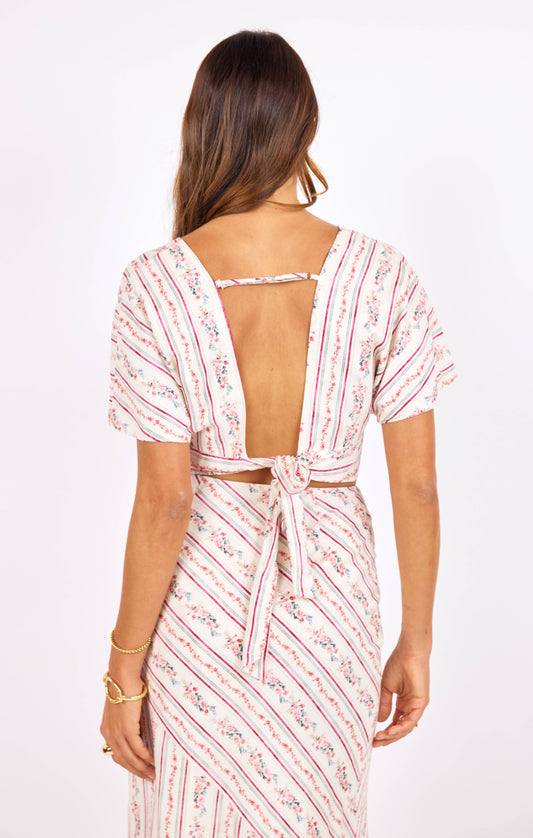 Rosebud Open Back Top