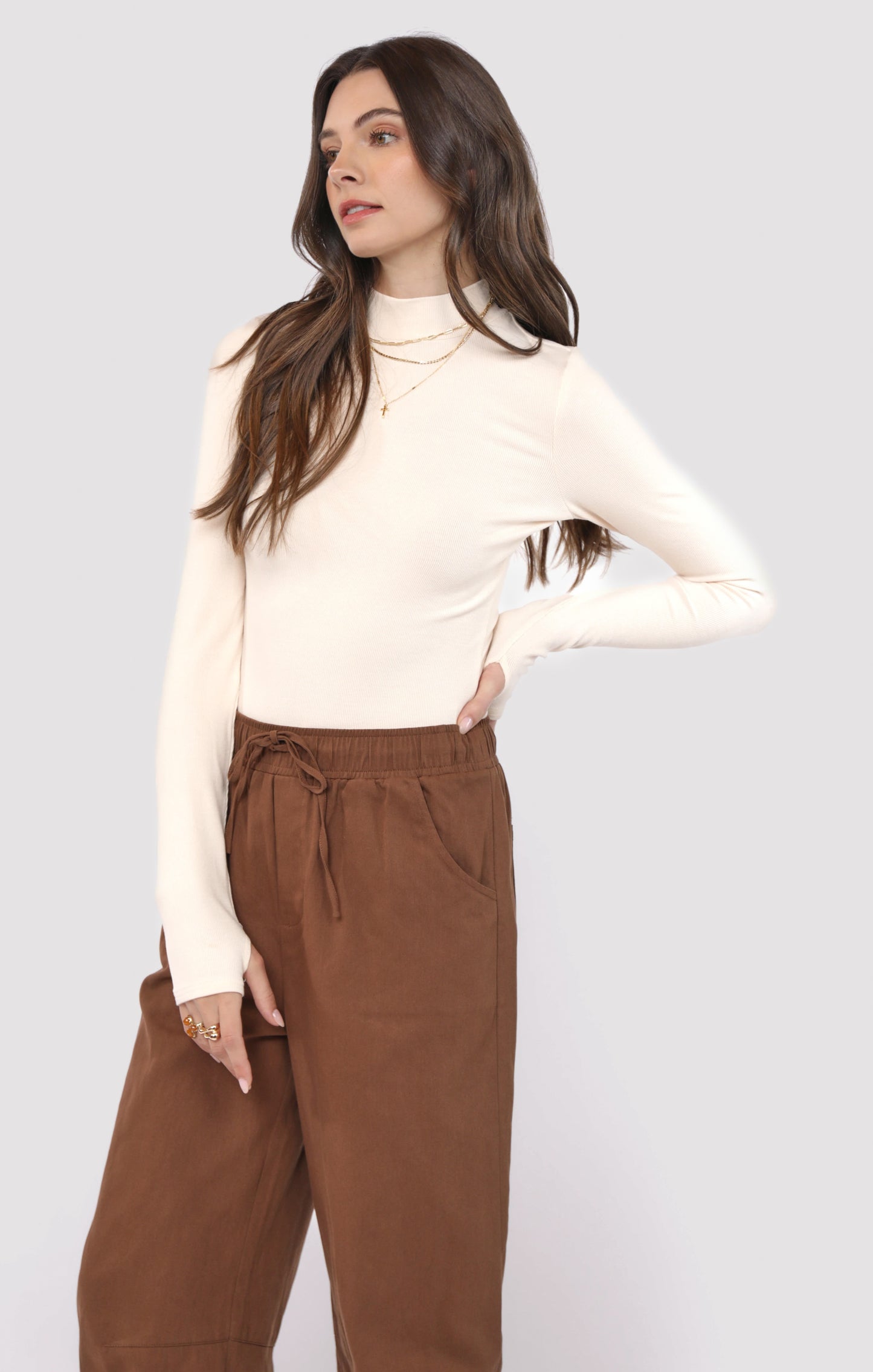 Ronan Mock Neck Top