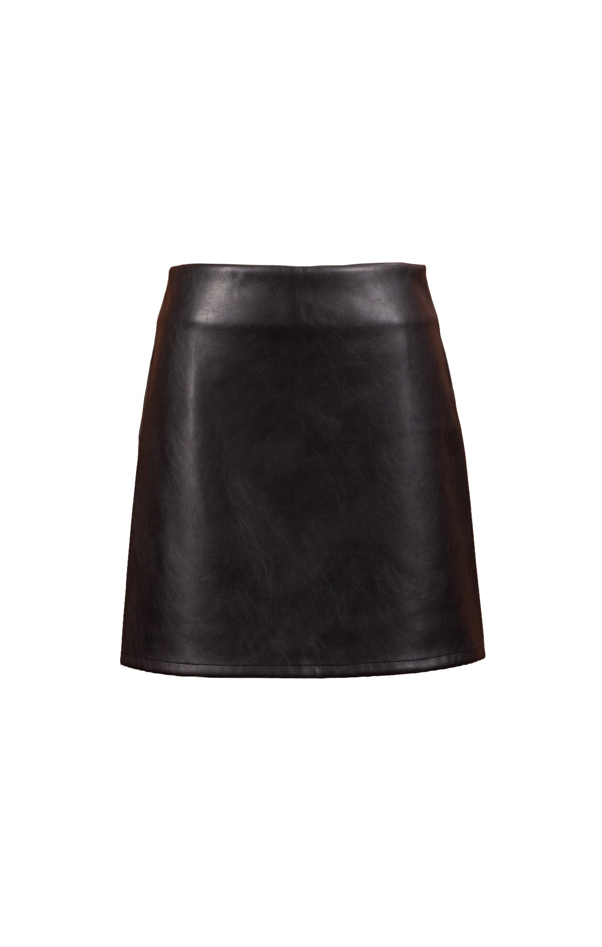 Academy Vegan Leather Mini Skirt
