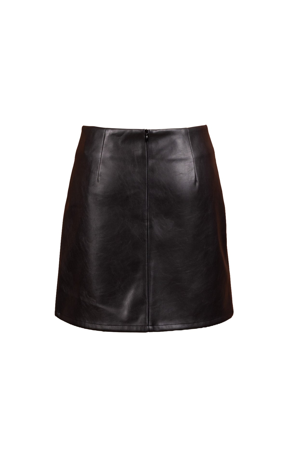 Academy Vegan Leather Mini Skirt