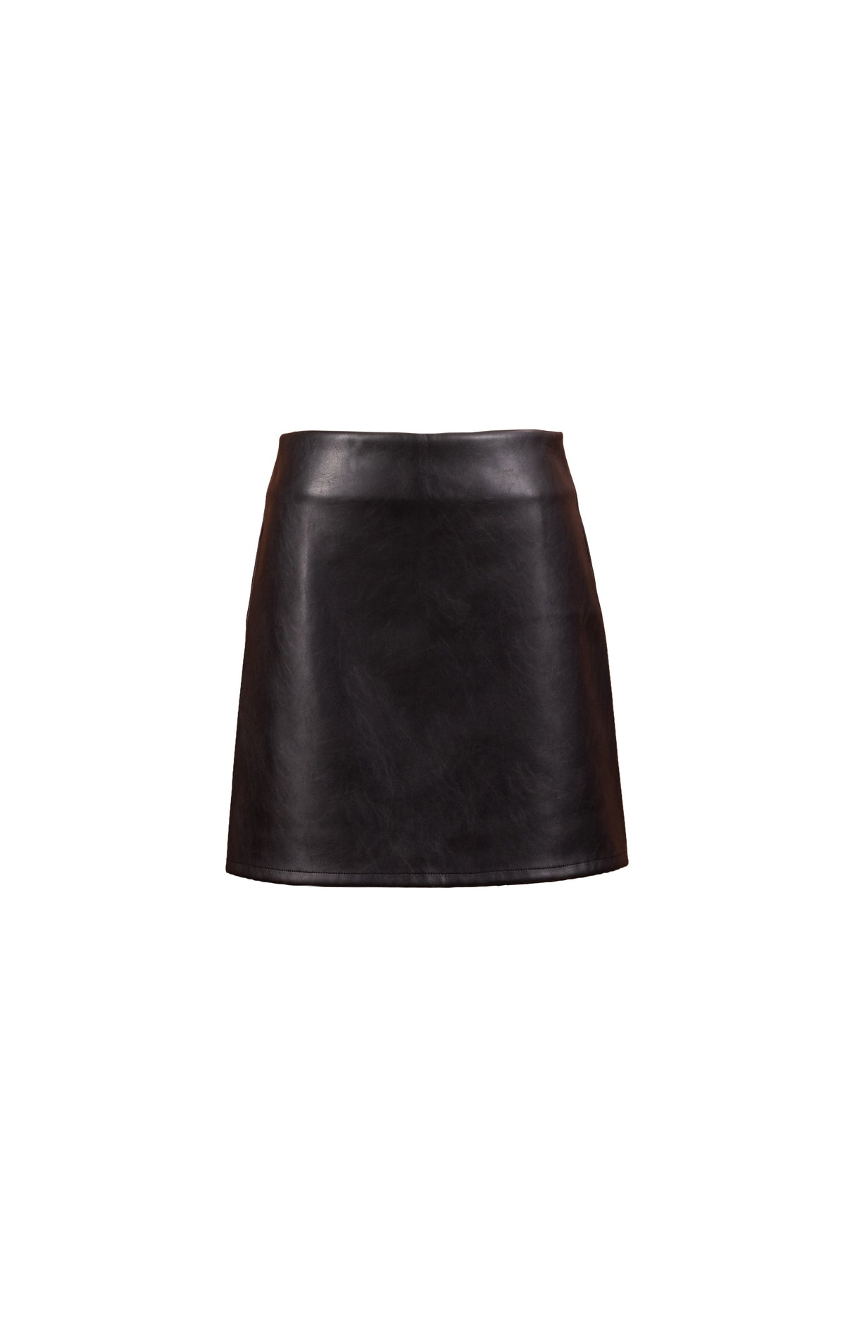 Academy Vegan Leather Mini Skirt