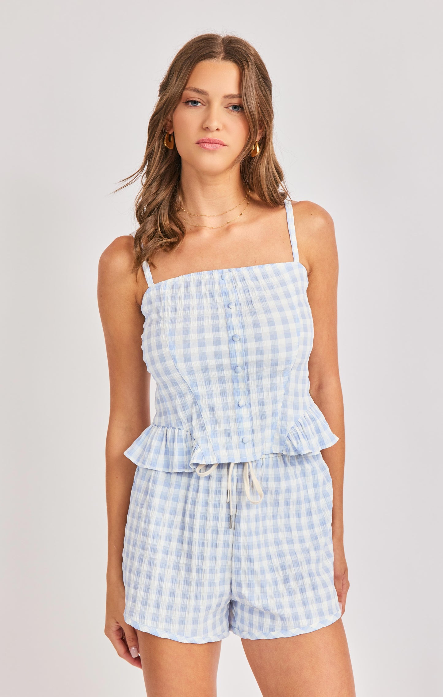 Starlet Gingham Top