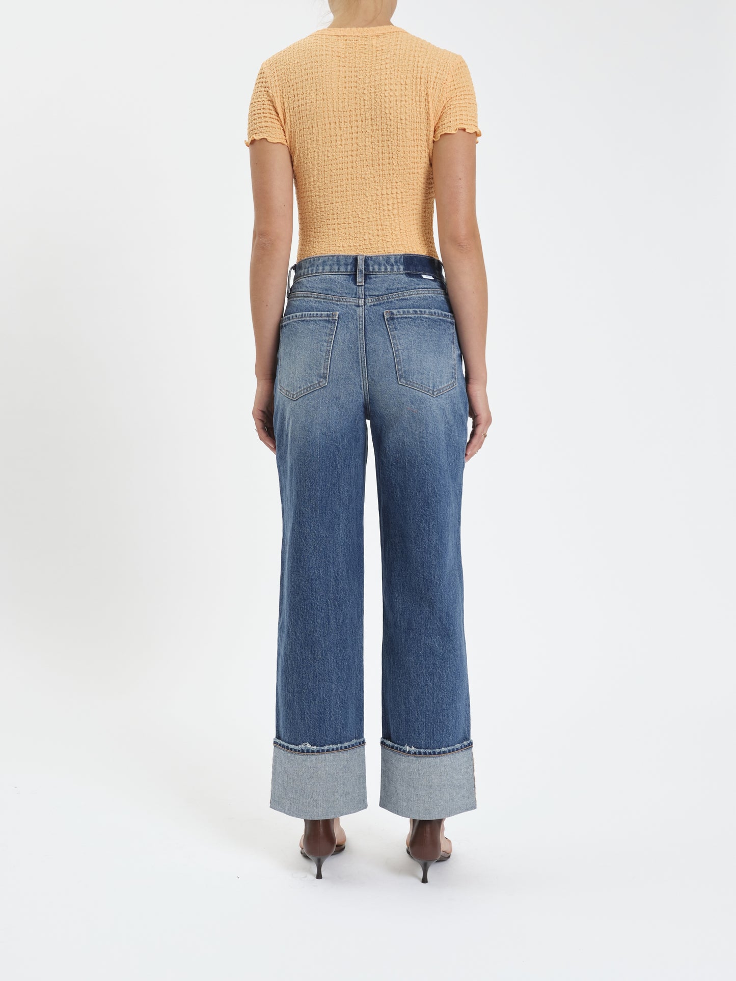 Eastside High Rise Cuffed Denim in Crush Hour