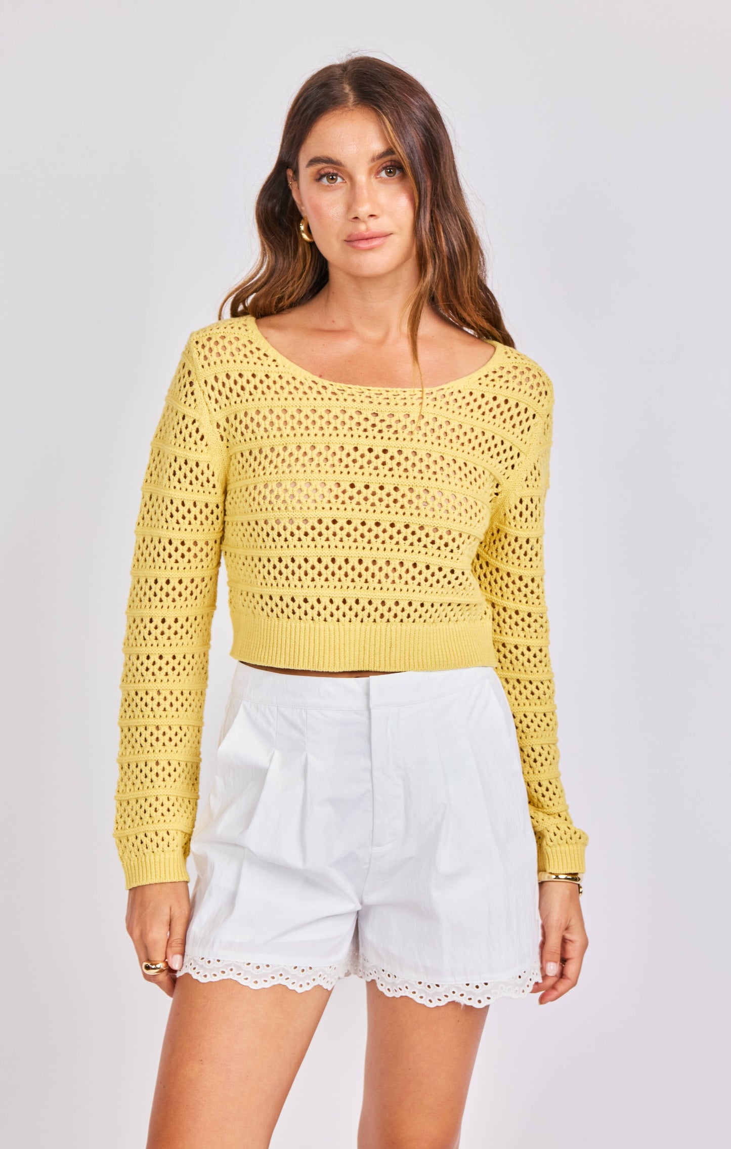 Jammin Cropped Sweater