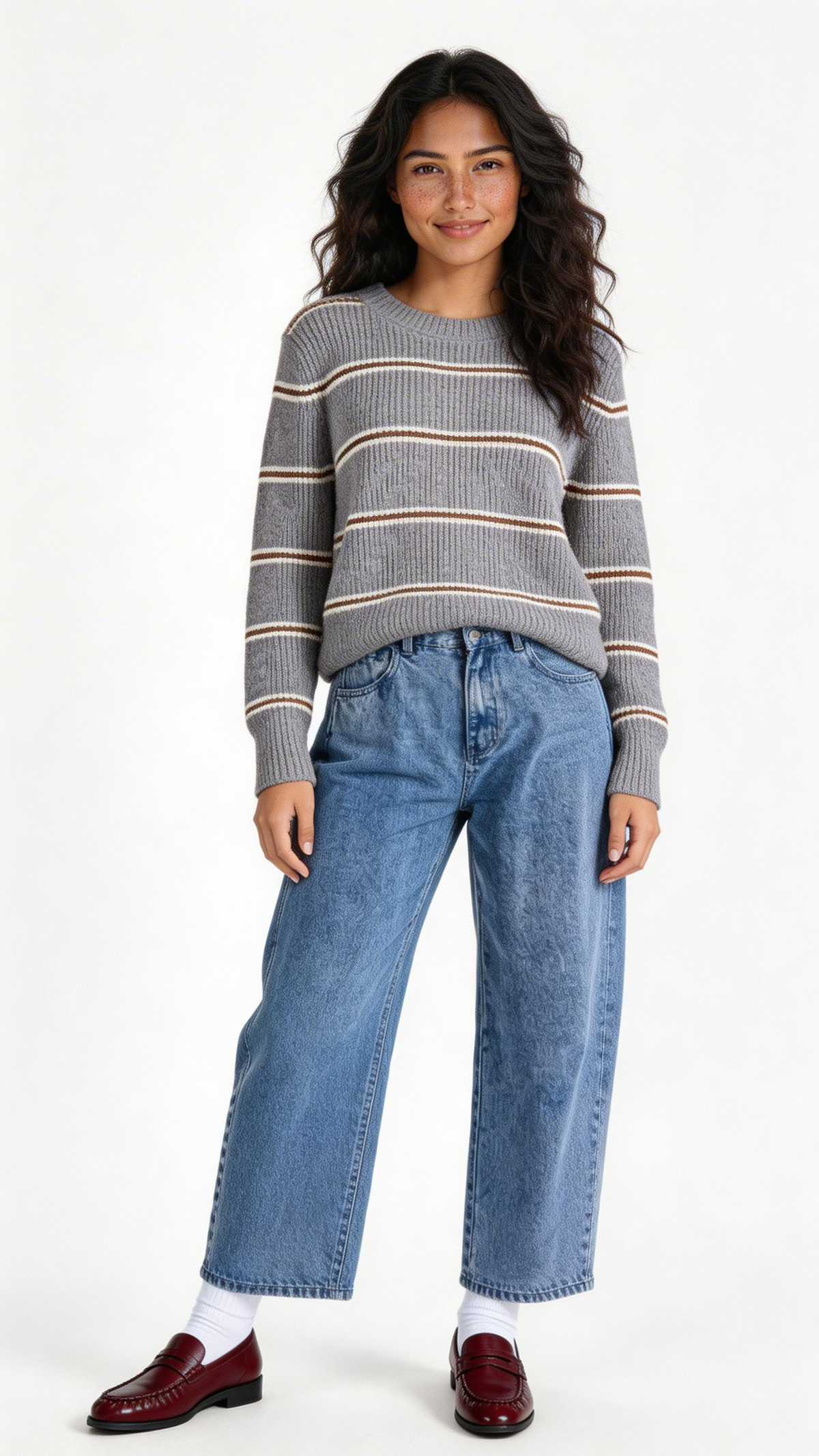 Warm Chai Stripe Sweater