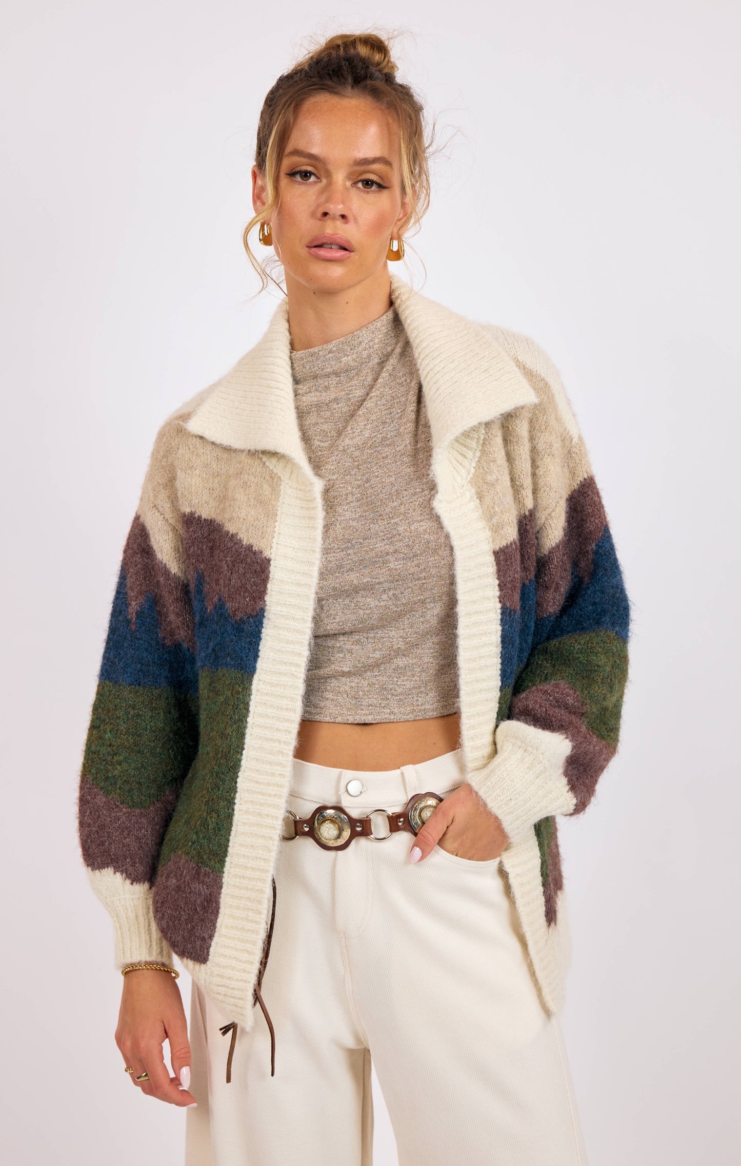 Birdie Landscape Cardigan